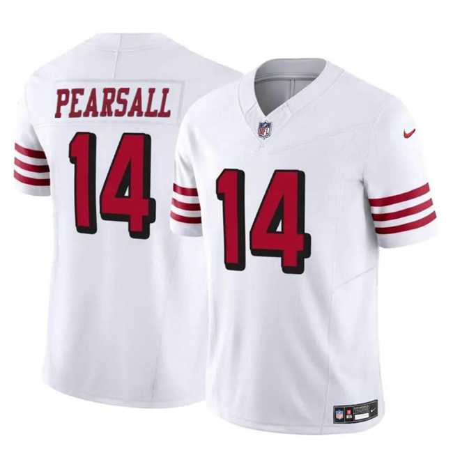 Youth San Francisco 49ers #14 Ricky Pearsall New White 2024 Draft F.U.S.E. Vapor Untouchable Limited Stitched Jersey Dzhi->youth nfl jersey->Youth Jersey